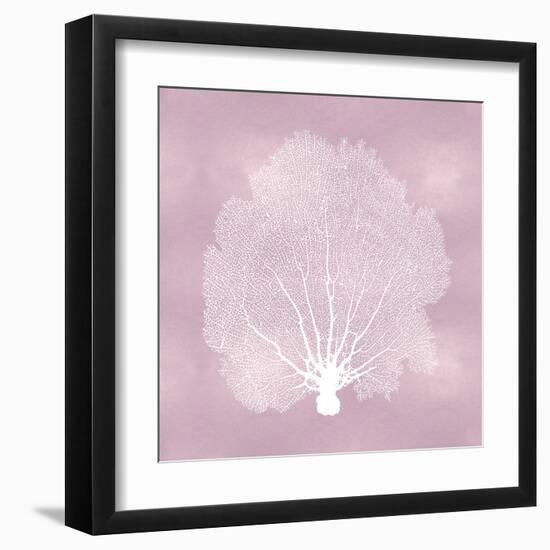 Sea Fan on Pink Blush II-Melonie Miller-Framed Art Print