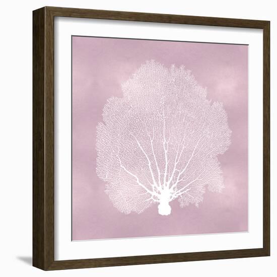 Sea Fan on Pink Blush II-Melonie Miller-Framed Art Print