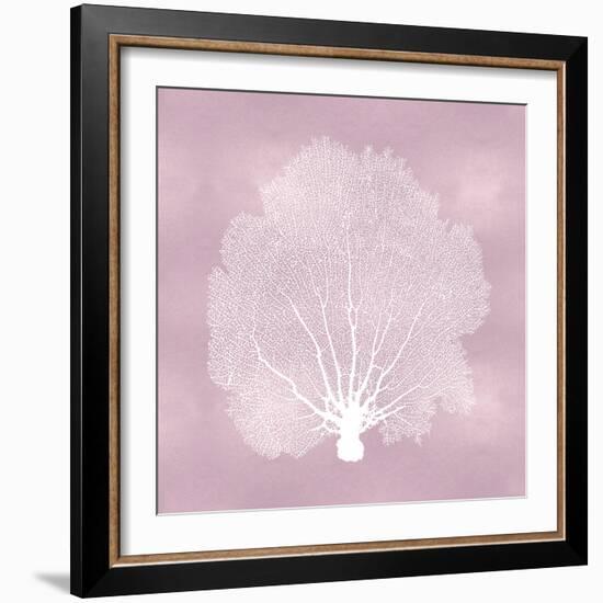 Sea Fan on Pink Blush II-Melonie Miller-Framed Art Print