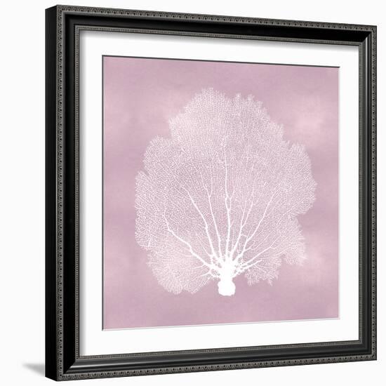 Sea Fan on Pink Blush II-Melonie Miller-Framed Art Print