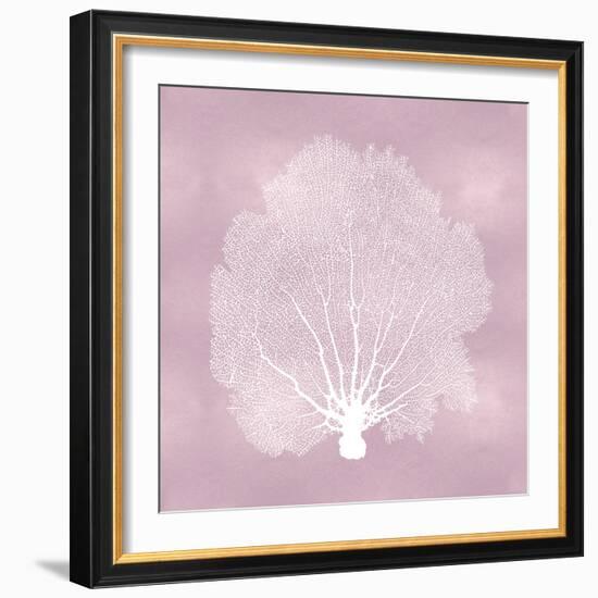 Sea Fan on Pink Blush II-Melonie Miller-Framed Art Print