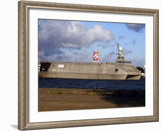 Sea Fighter, FSF-1, Littoral Surface Craft (LSC)-Stocktrek Images-Framed Photographic Print