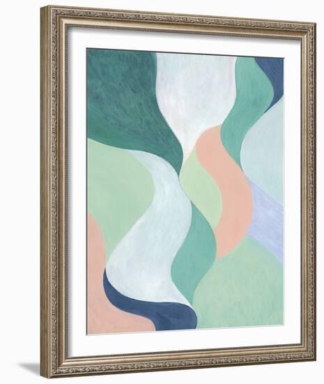 Sea Glass - Contours-Erika Greenfield-Framed Giclee Print