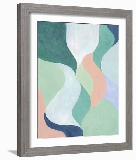 Sea Glass - Contours-Erika Greenfield-Framed Giclee Print