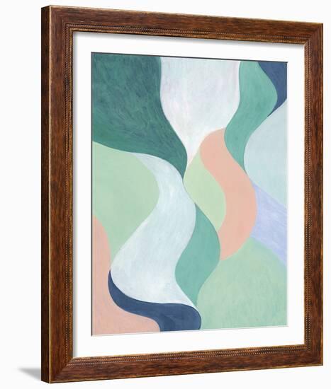 Sea Glass - Contours-Erika Greenfield-Framed Giclee Print