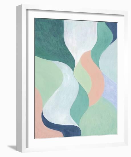 Sea Glass - Contours-Erika Greenfield-Framed Giclee Print