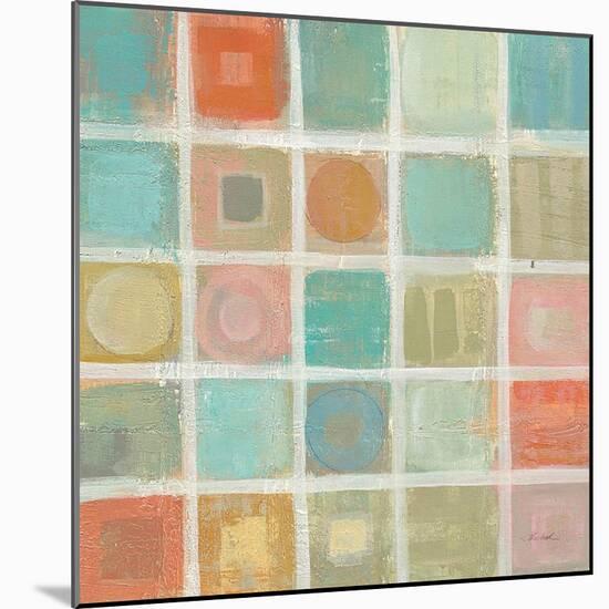 Sea Glass Mosaic Tile II-Silvia Vassileva-Mounted Art Print