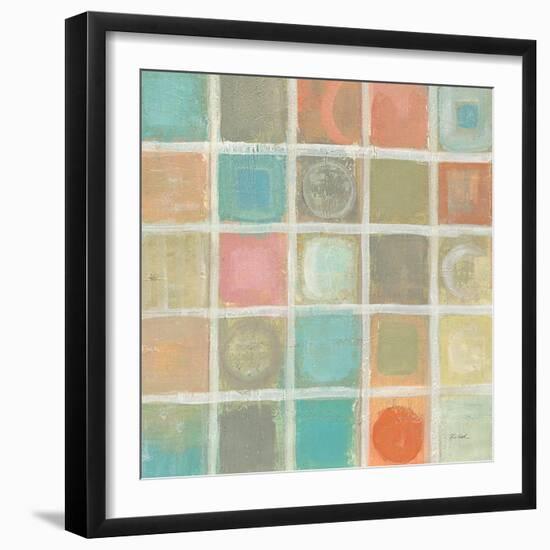 Sea Glass Mosaic Tile III-Silvia Vassileva-Framed Art Print