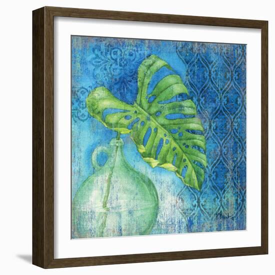 Sea Glass Palm I-Paul Brent-Framed Art Print