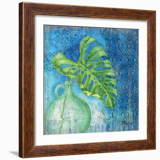 Sea Glass Palm I-Paul Brent-Framed Art Print