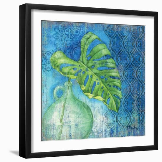 Sea Glass Palm I-Paul Brent-Framed Art Print