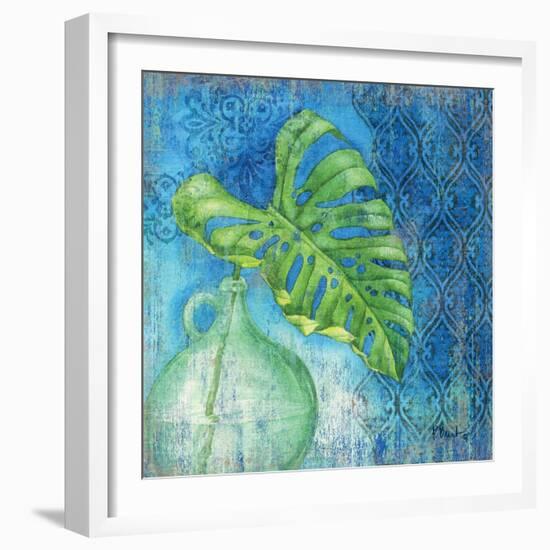 Sea Glass Palm I-Paul Brent-Framed Art Print