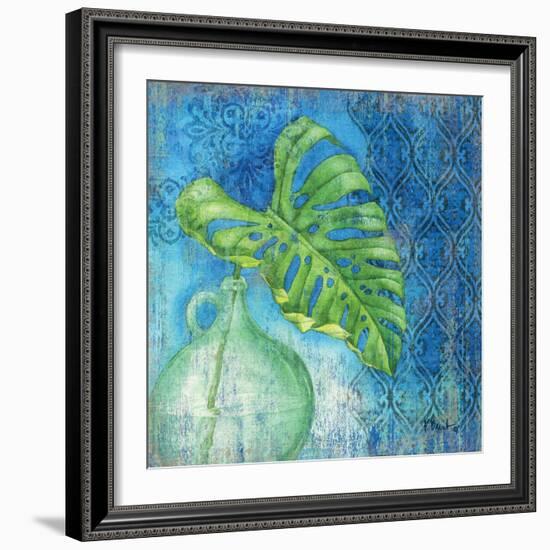 Sea Glass Palm I-Paul Brent-Framed Art Print