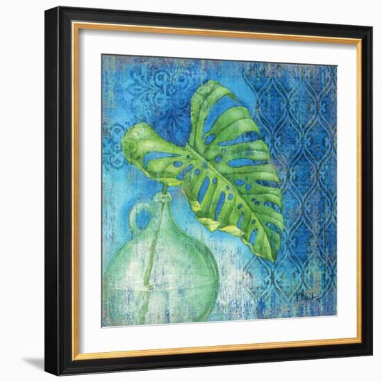 Sea Glass Palm I-Paul Brent-Framed Art Print