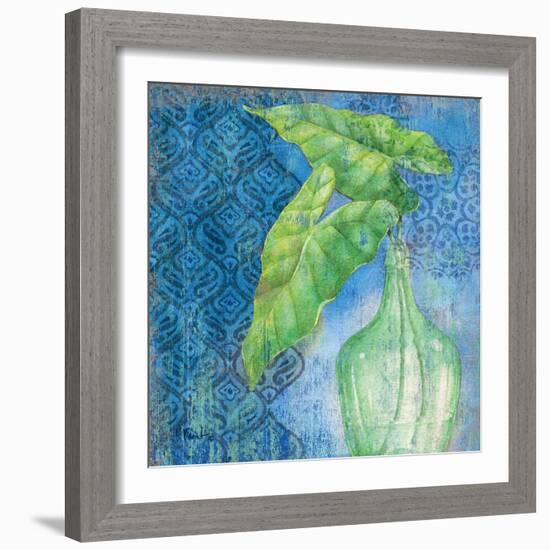 Sea Glass Palm II-Paul Brent-Framed Art Print