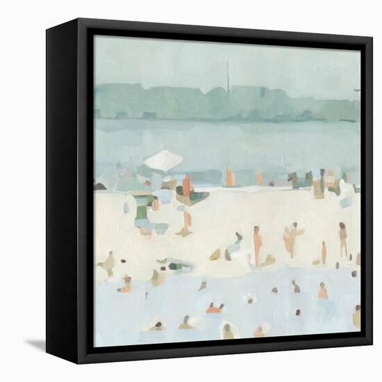 Sea Glass Sandbar I-Emma Scarvey-Framed Stretched Canvas