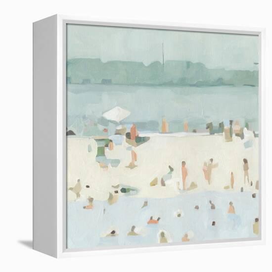 Sea Glass Sandbar I-Emma Scarvey-Framed Stretched Canvas