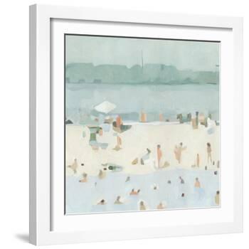 Sea Glass Sandbar I-Emma Scarvey-Framed Art Print