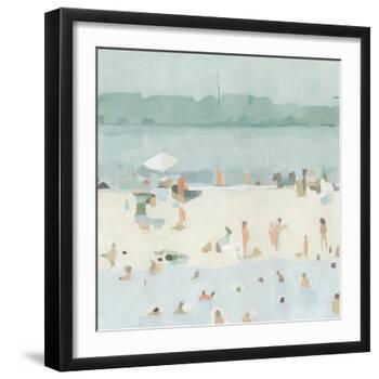 Sea Glass Sandbar I-Emma Scarvey-Framed Art Print