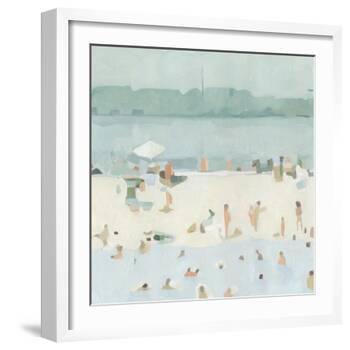 Sea Glass Sandbar I-Emma Scarvey-Framed Art Print