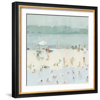 Sea Glass Sandbar I-Emma Scarvey-Framed Art Print