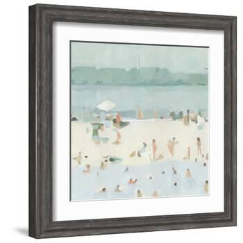 Sea Glass Sandbar I-Emma Scarvey-Framed Art Print