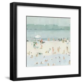 Sea Glass Sandbar I-Emma Scarvey-Framed Art Print