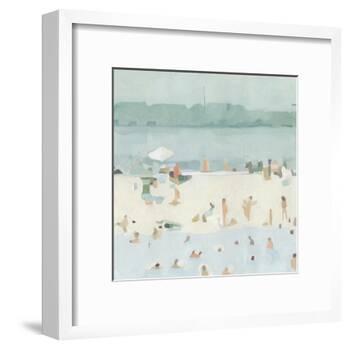 Sea Glass Sandbar I-Emma Scarvey-Framed Art Print