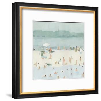 Sea Glass Sandbar I-Emma Scarvey-Framed Art Print