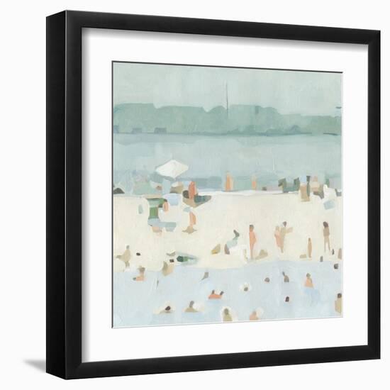 Sea Glass Sandbar I-Emma Scarvey-Framed Art Print