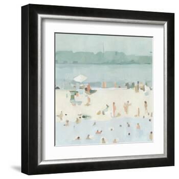 Sea Glass Sandbar I-Emma Scarvey-Framed Art Print