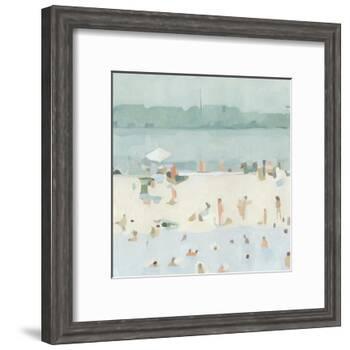 Sea Glass Sandbar I-Emma Scarvey-Framed Art Print