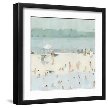 Sea Glass Sandbar I-Emma Scarvey-Framed Art Print