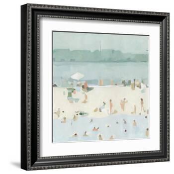 Sea Glass Sandbar I-Emma Scarvey-Framed Art Print