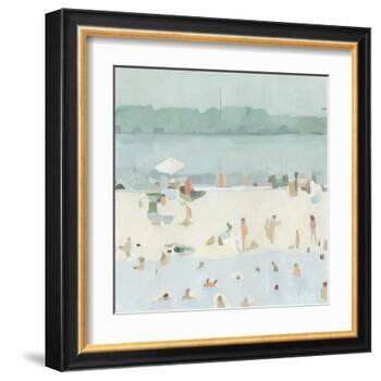 Sea Glass Sandbar I-Emma Scarvey-Framed Art Print