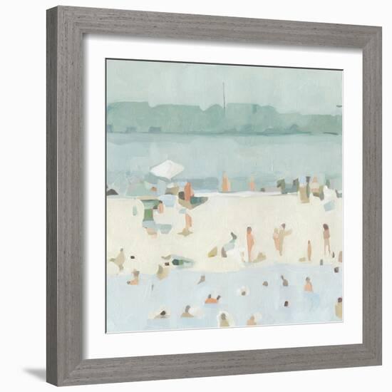 Sea Glass Sandbar I-Emma Scarvey-Framed Premium Giclee Print