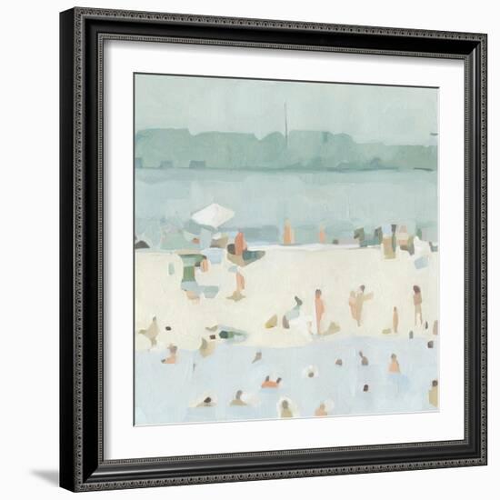 Sea Glass Sandbar I-Emma Scarvey-Framed Premium Giclee Print