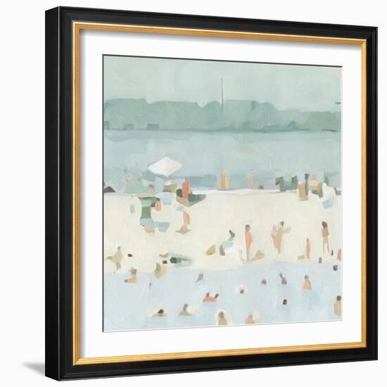 Sea Glass Sandbar I-Emma Scarvey-Framed Premium Giclee Print