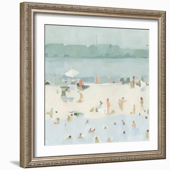 Sea Glass Sandbar I-Emma Scarvey-Framed Art Print