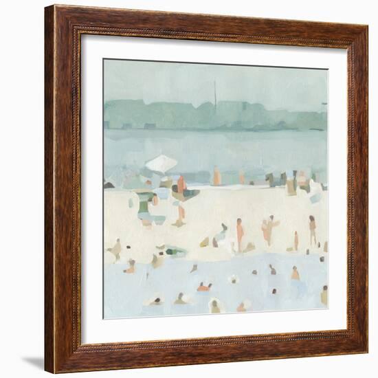 Sea Glass Sandbar I-Emma Scarvey-Framed Art Print