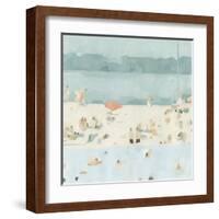 Sea Glass Sandbar II-Emma Scarvey-Framed Art Print