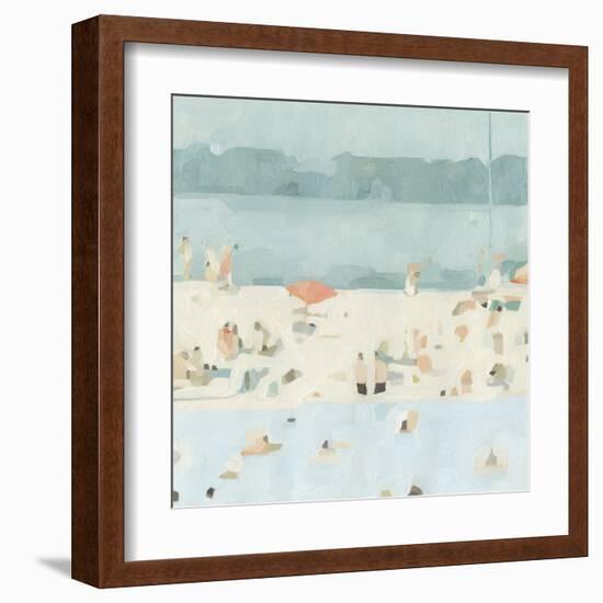 Sea Glass Sandbar II-Emma Scarvey-Framed Art Print