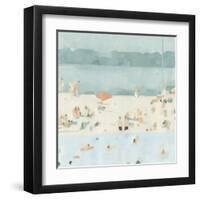 Sea Glass Sandbar II-Emma Scarvey-Framed Art Print