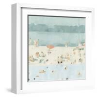 Sea Glass Sandbar II-Emma Scarvey-Framed Art Print