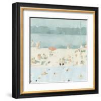 Sea Glass Sandbar II-Emma Scarvey-Framed Art Print