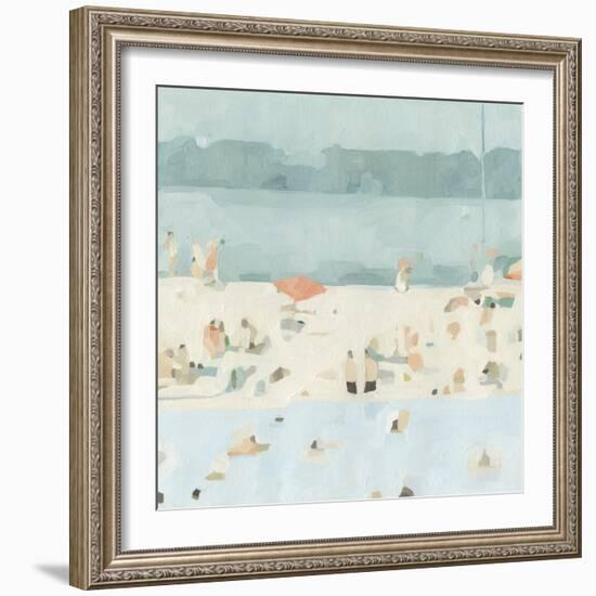 Sea Glass Sandbar II-Emma Scarvey-Framed Art Print