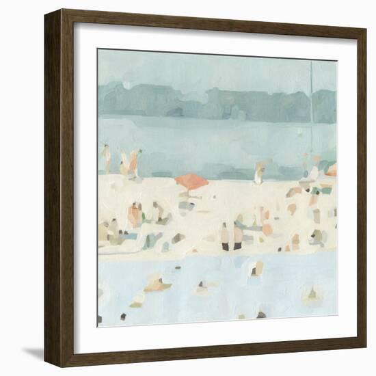 Sea Glass Sandbar II-Emma Scarvey-Framed Art Print