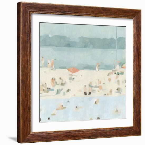 Sea Glass Sandbar II-Emma Scarvey-Framed Art Print