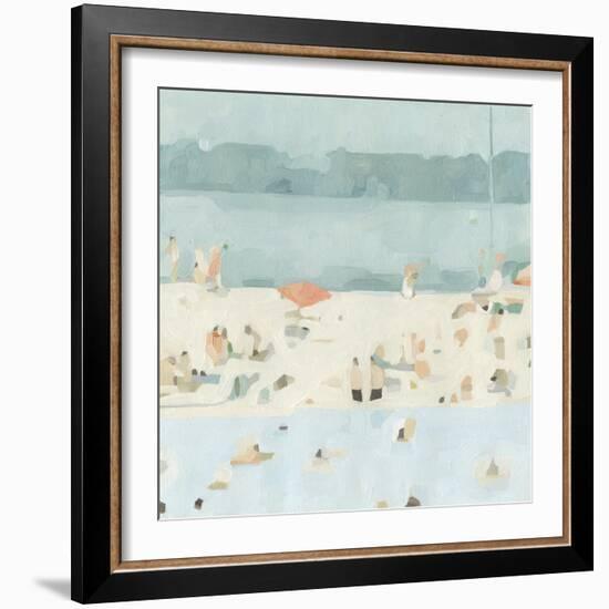 Sea Glass Sandbar II-Emma Scarvey-Framed Art Print