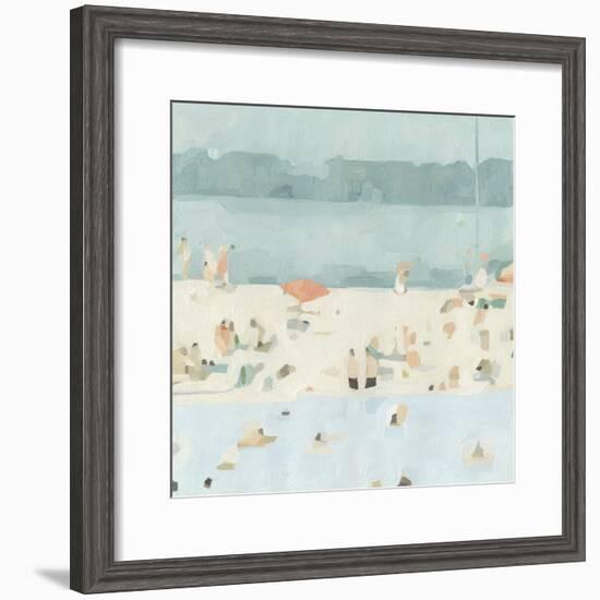 Sea Glass Sandbar II-Emma Scarvey-Framed Art Print